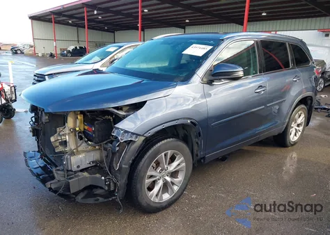 2014 Toyota Highlander Xle V6 из США, поврежденный, VIN 5TDKKRFHXES026288